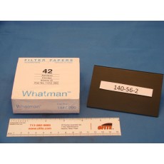 Filter Paper, Whatman #42, 9 cm, 2.5 &micro;m, Box of 100