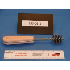 Brush for Retort Chamber, 1&quot; Diameter, Stainless Steel