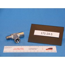 Street Tee, 1/4&quot; NPT, 316 Stainless Steel