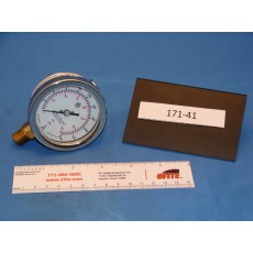 Gauge, 5,000 PSI, 1/4&quot; Bottom Connection, 2 1/2&quot; Face